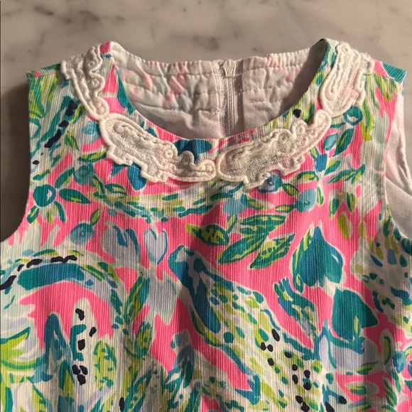 Lilly Pulitzer | Toddler Alligator Floral Dress - Picture 3 of 5